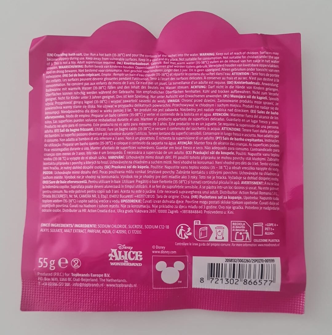 Disney Grinsekatze Knisterbad (55g) Badezusatz Alice im Wunderland – Bild 2